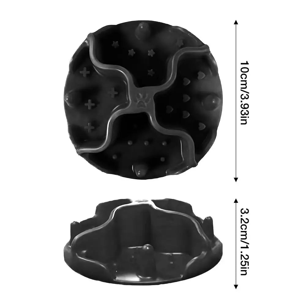 Dogs Slow Feeding Mat Slow Food Pad with Suction Cup Dog Crate Lick Pads Slow Feeder Lick Pad Crate Training Toy for Medium Dog