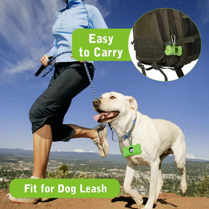 Dog Poop Bag (360 Count), Dogs Bags for Poop, 9X13 Inches Leak-Proof Dog Waste Bags Refills Rolls with 1 Holder (Unscented)