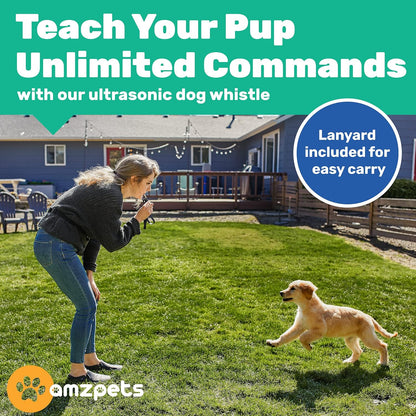 Dog Training Set, Puppy Supplies Starter Kit with Dogs Clicker, Treat Pouch Bag, Housetraining Door Bells, Ultrasonic Whistle, for Teaching Pet Commands, Bark Control, and Potty Training